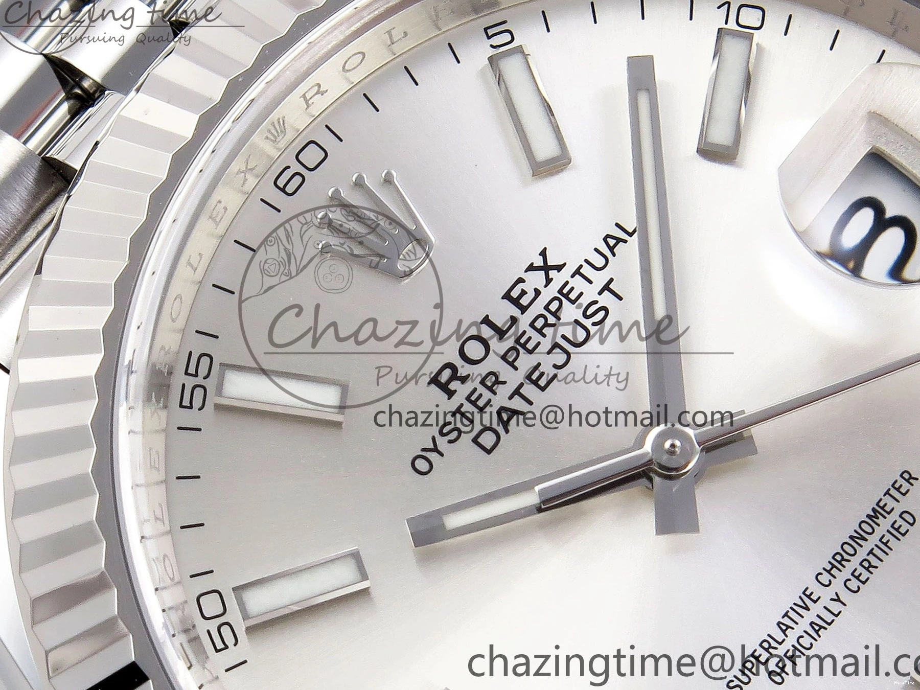 MiroTime 0331 Neat DateJust 41 126334 C+F 1:1 Best Edition 904L Steel Silver Dial on SS Jubilee Bracelet VR 1389